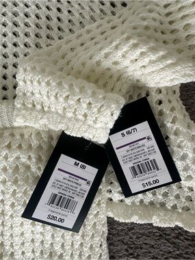 Target Off-White Open-Weave Knit Shrug - Off-White